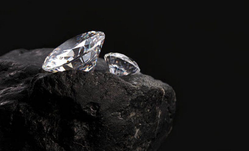 Diamonds can also form from coal in subduction zones and in meteoroid impacts.