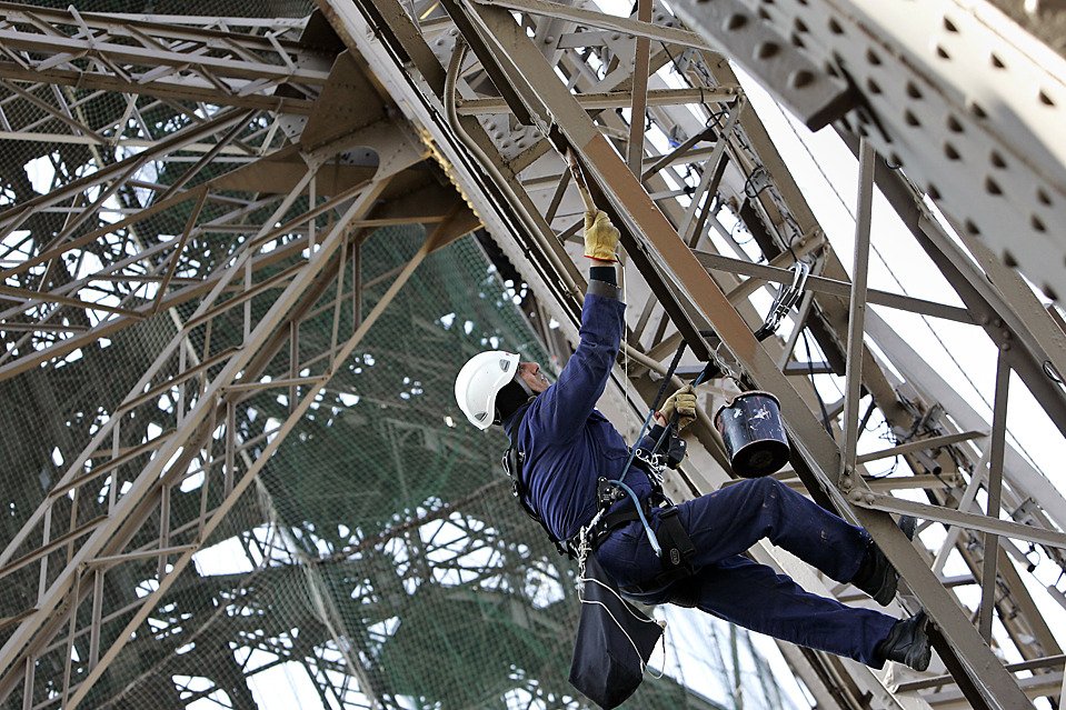 Eiffel Tower - one has to climb 1,665 steps