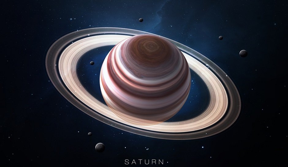 On Saturn, there are seasons like planet Earth.