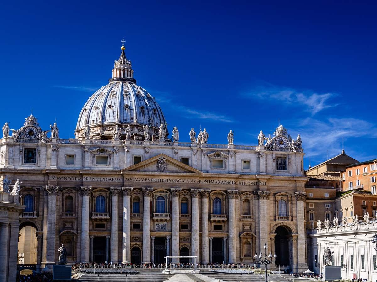 Some of the Colosseum fallen pieces were used to build St Peter's Basilica.