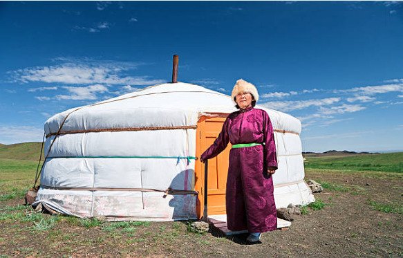 The Mongolian traditional costume is called the Deel.