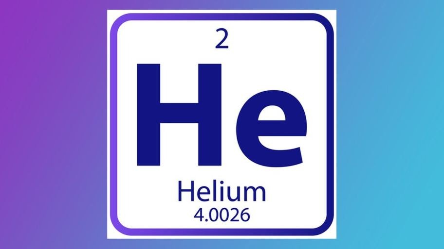 The atomic number of Helium is 2.