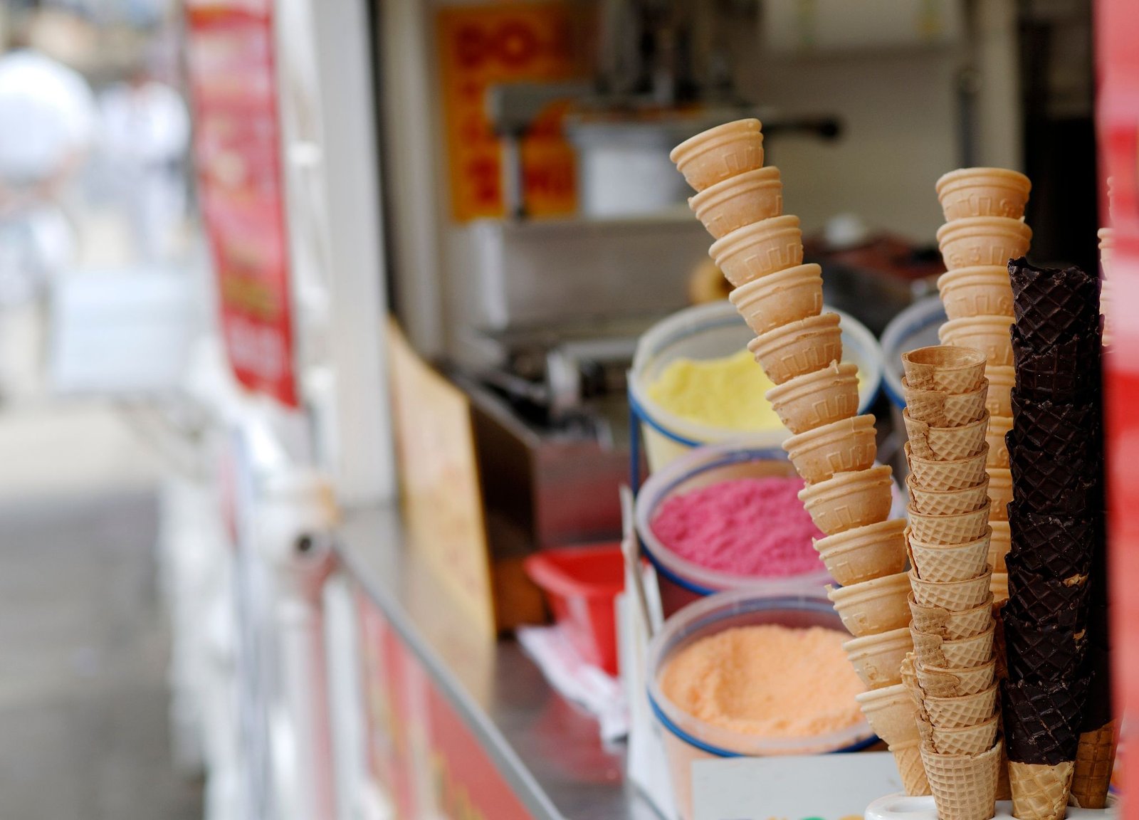 The ice cream cone was invented at the St. Louis World's Fair in 1904.