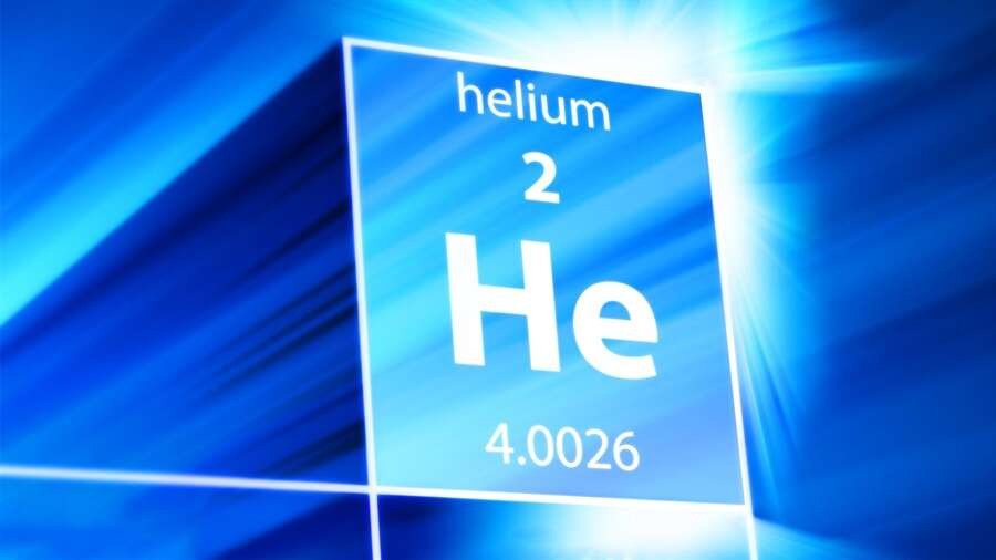 The symbol of the Helium is He.