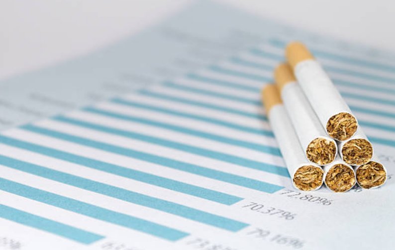 The top five states with the highest state tax on cigarettes are Hawaii, Rhode Island, New York, New Jersey and Wisconsin.