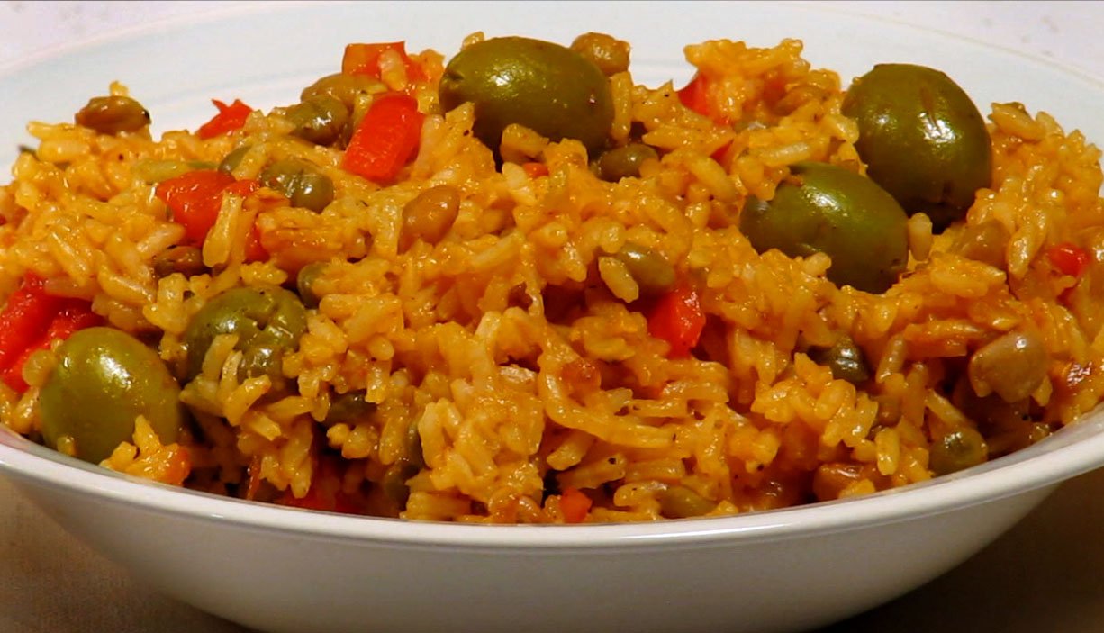 Arroz con Gandules is the national dish of Puerto Rico.