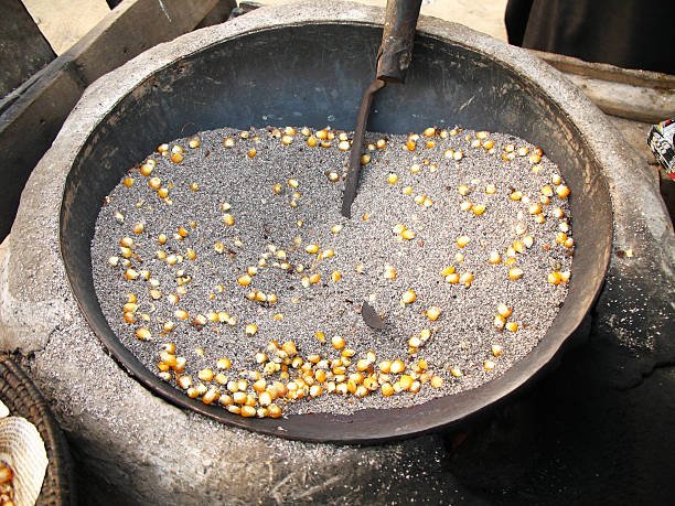 Before stoves and microwaves, hot sand was used to provide the right kind of heat to make corn kernels pop - Serious Facts