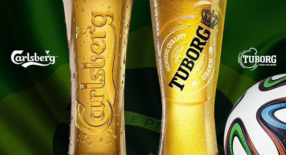 Carlsberg and Tuborg are two of the most famous Danish beer brands