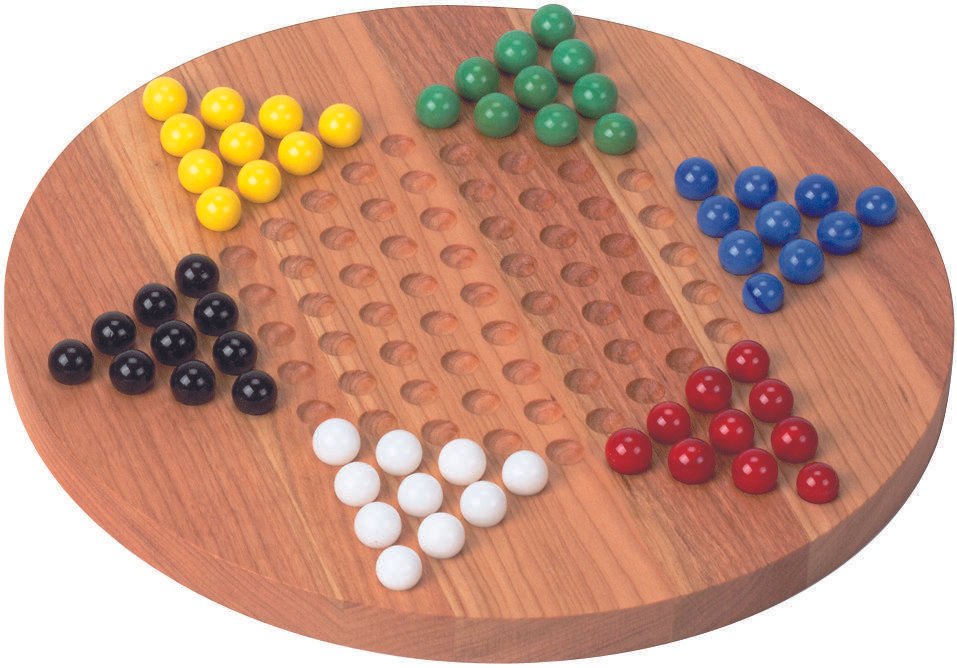 Chinese checkers ware invented in Germany.