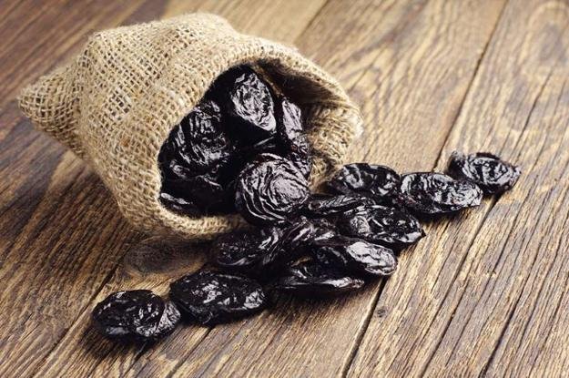 Dried plums are known as prunes.