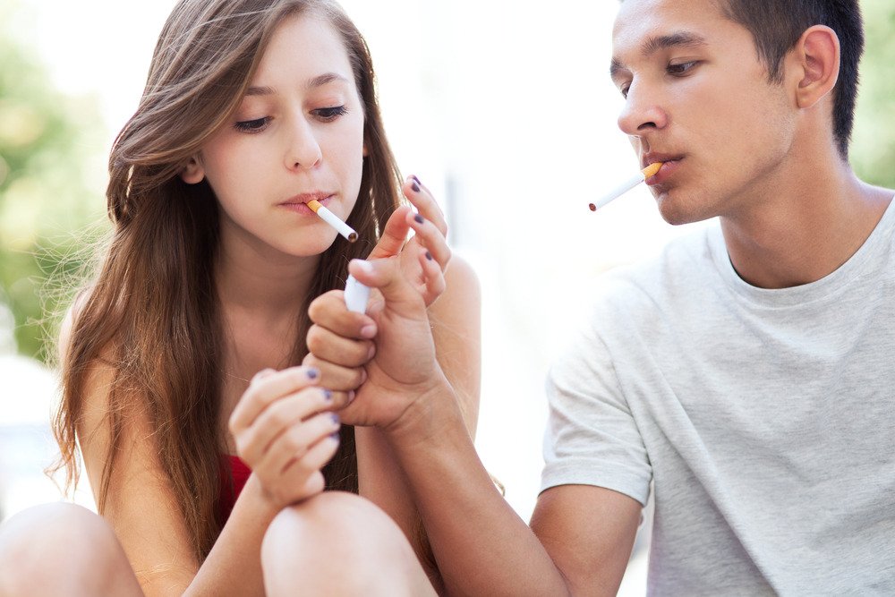 Each day more than 3,200 teens smoke their first cigarette