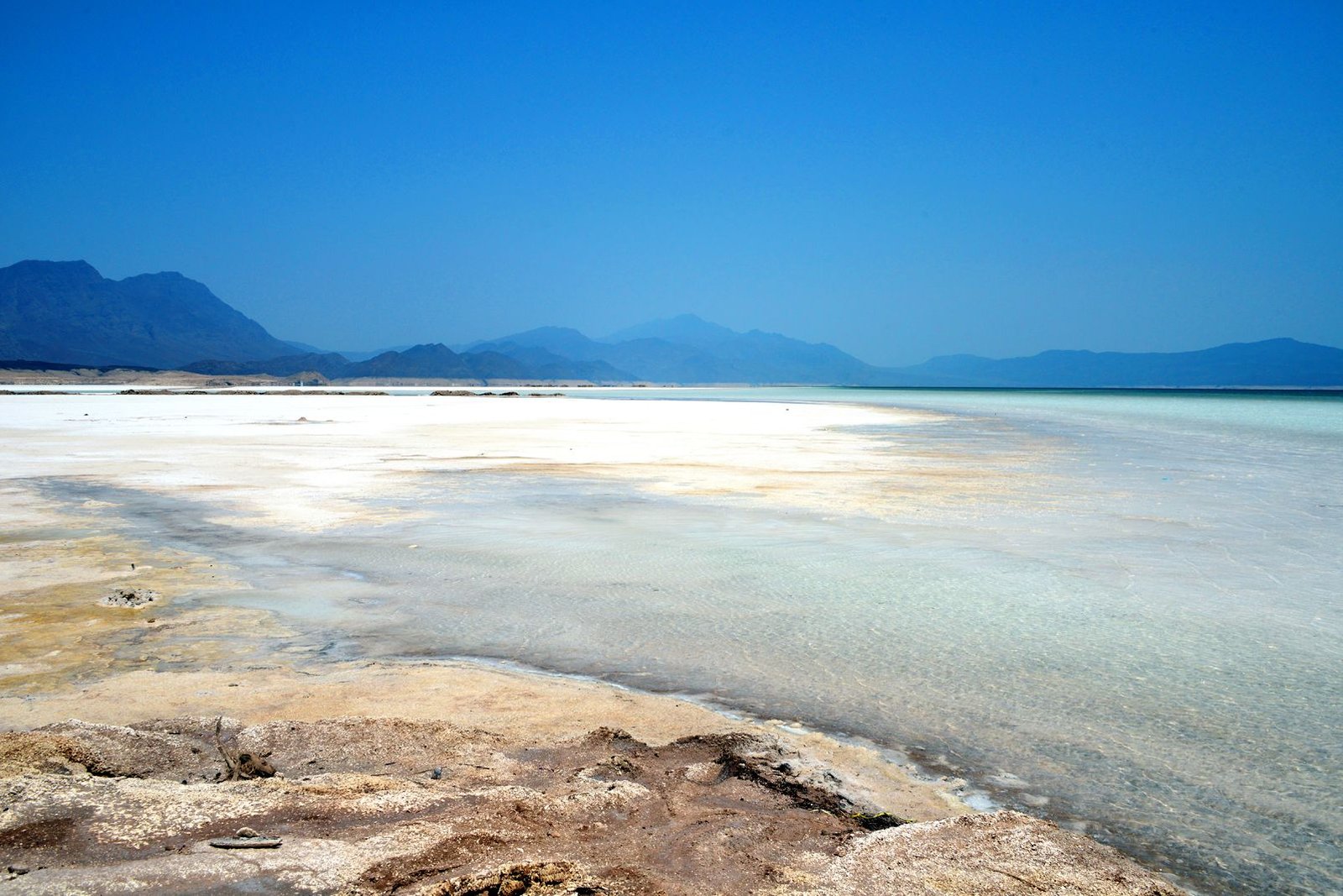 Lac Assal is the lowest point in Djibouti, it is also the lowest point on the continent of Africa.