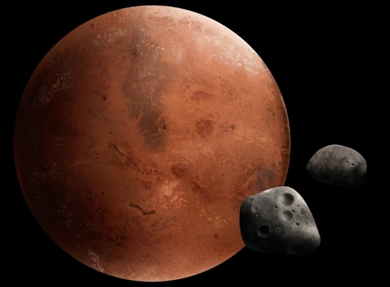 Phobos & Deimos are the two moons of the Mars