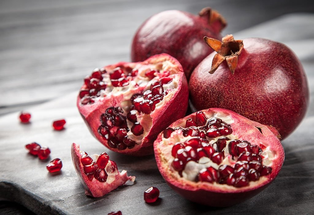 Pomegranates are native to the Middle East.