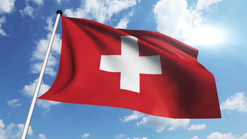 Switzerland has a square flag.