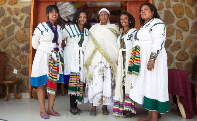 The Ethiopia traditional costume are Gabbi or Netella which is made of woven cloth.