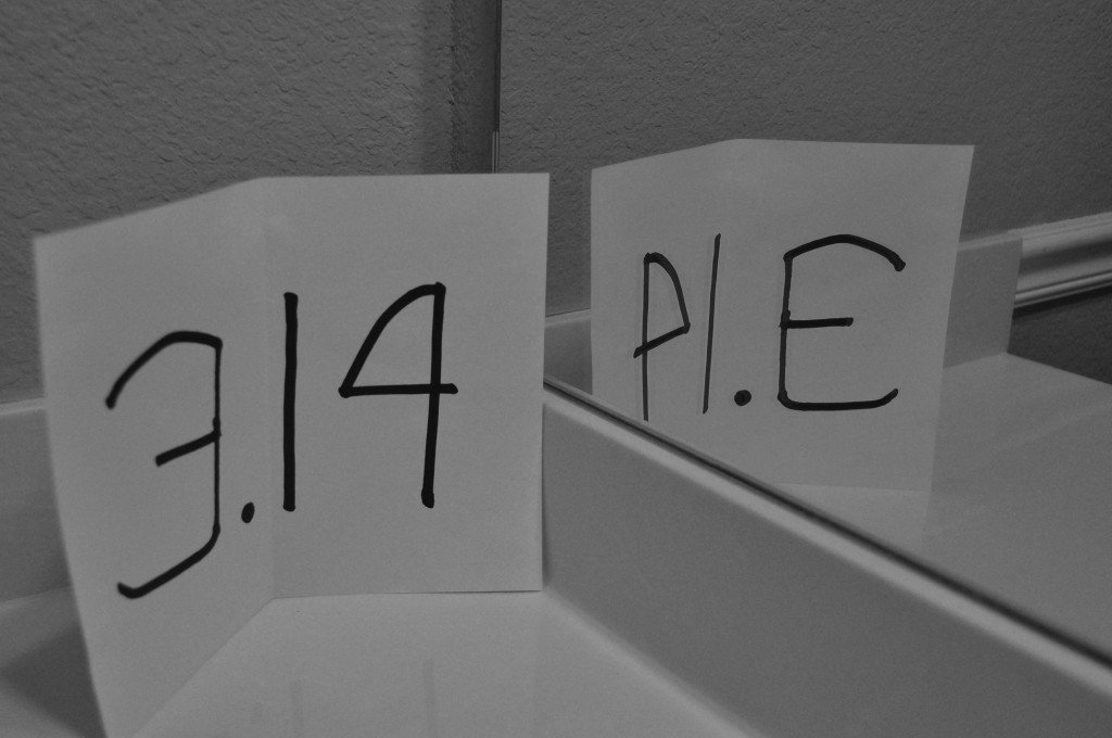 The mirror image of 3.14 is “PIE.” - Serious Facts