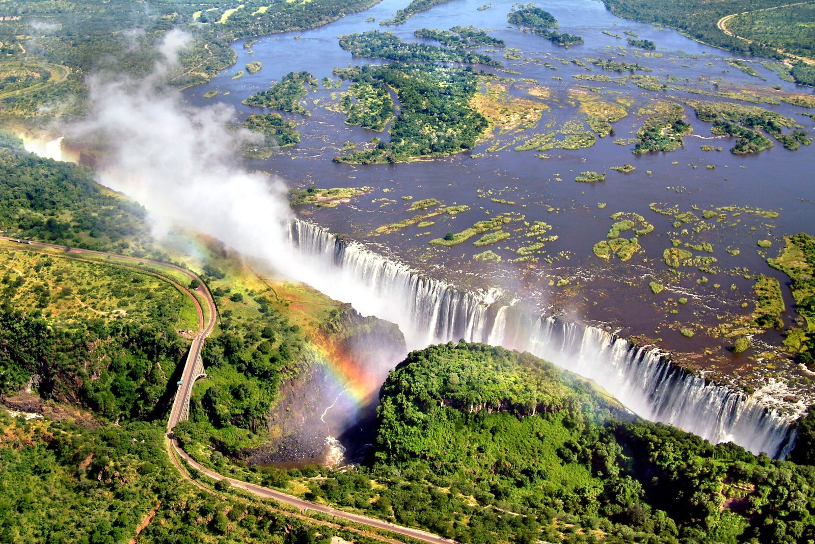 Victoria Falls located in Africa